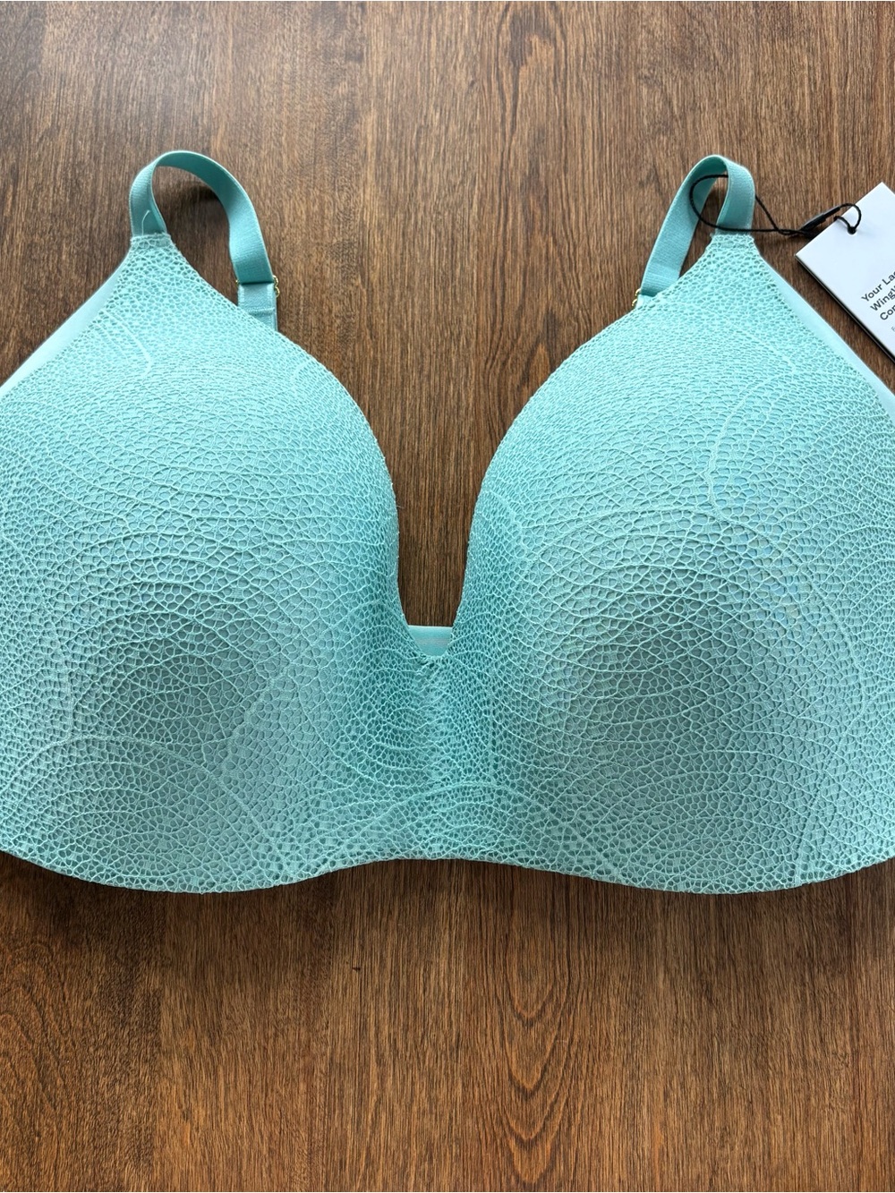KNIX Lace WingWoman Bra Size 8+ Shade Sage - NWT